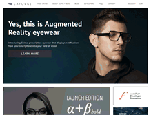Tablet Screenshot of laforgeoptical.com